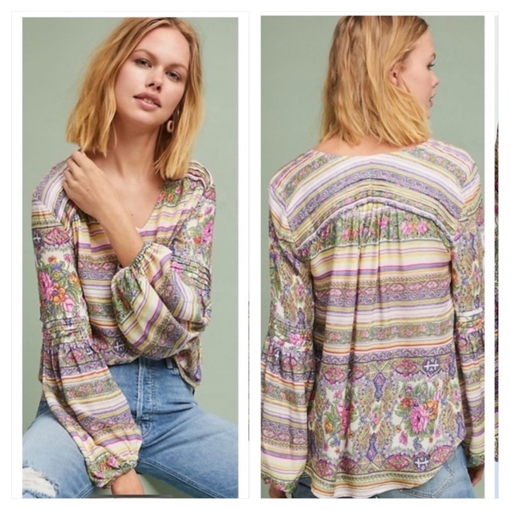 Sz xs Maeve by Anthropologie new boho blouse